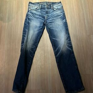 American Eagle Outfitters Blue Straight Jeans Classic Style